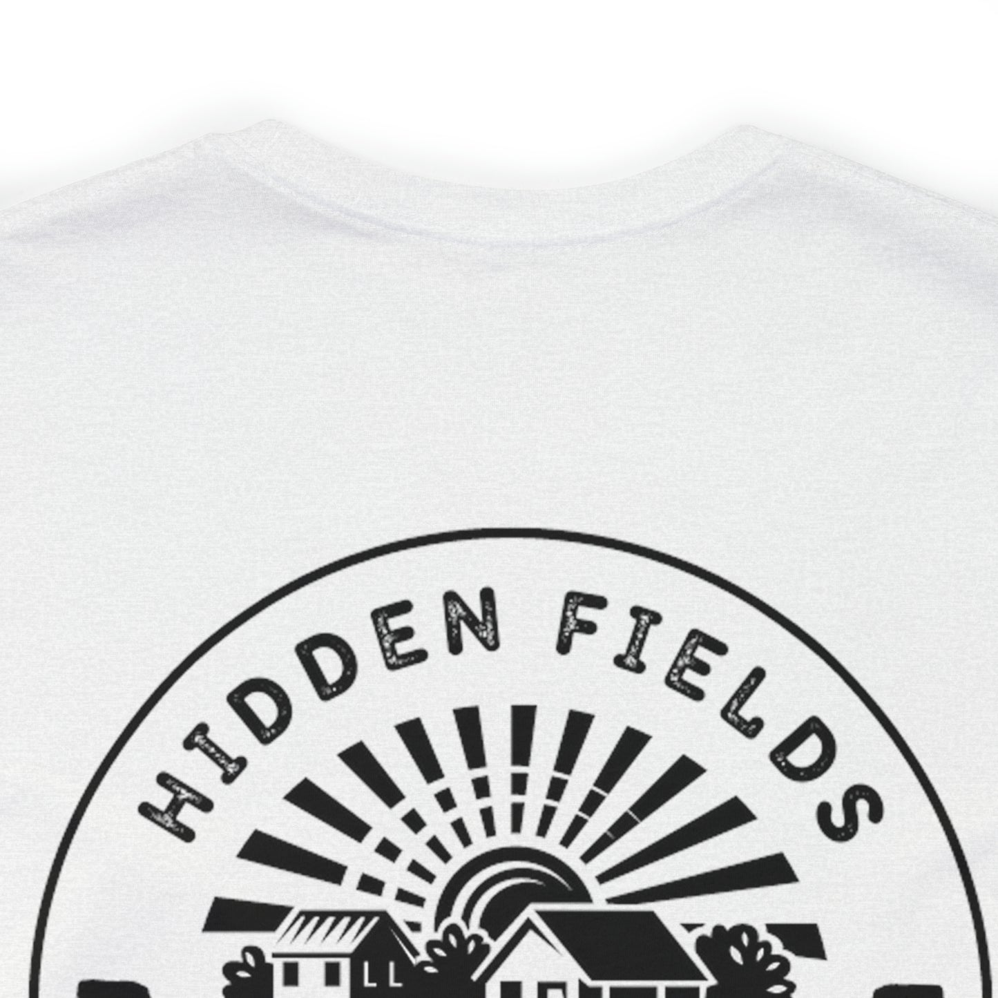 Hidden Fields Tee (Black & White Logo)