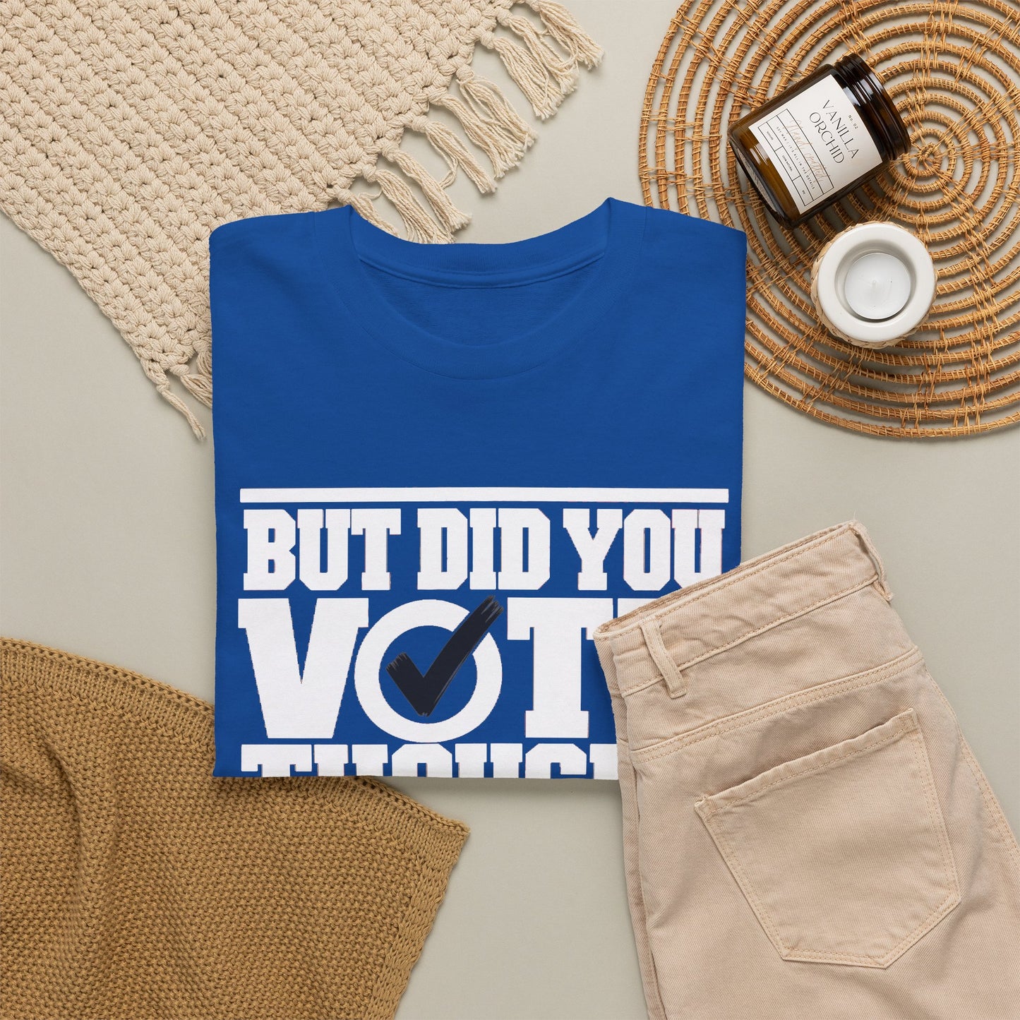 Zeta But Did You Vote Tho Tee (B&T)