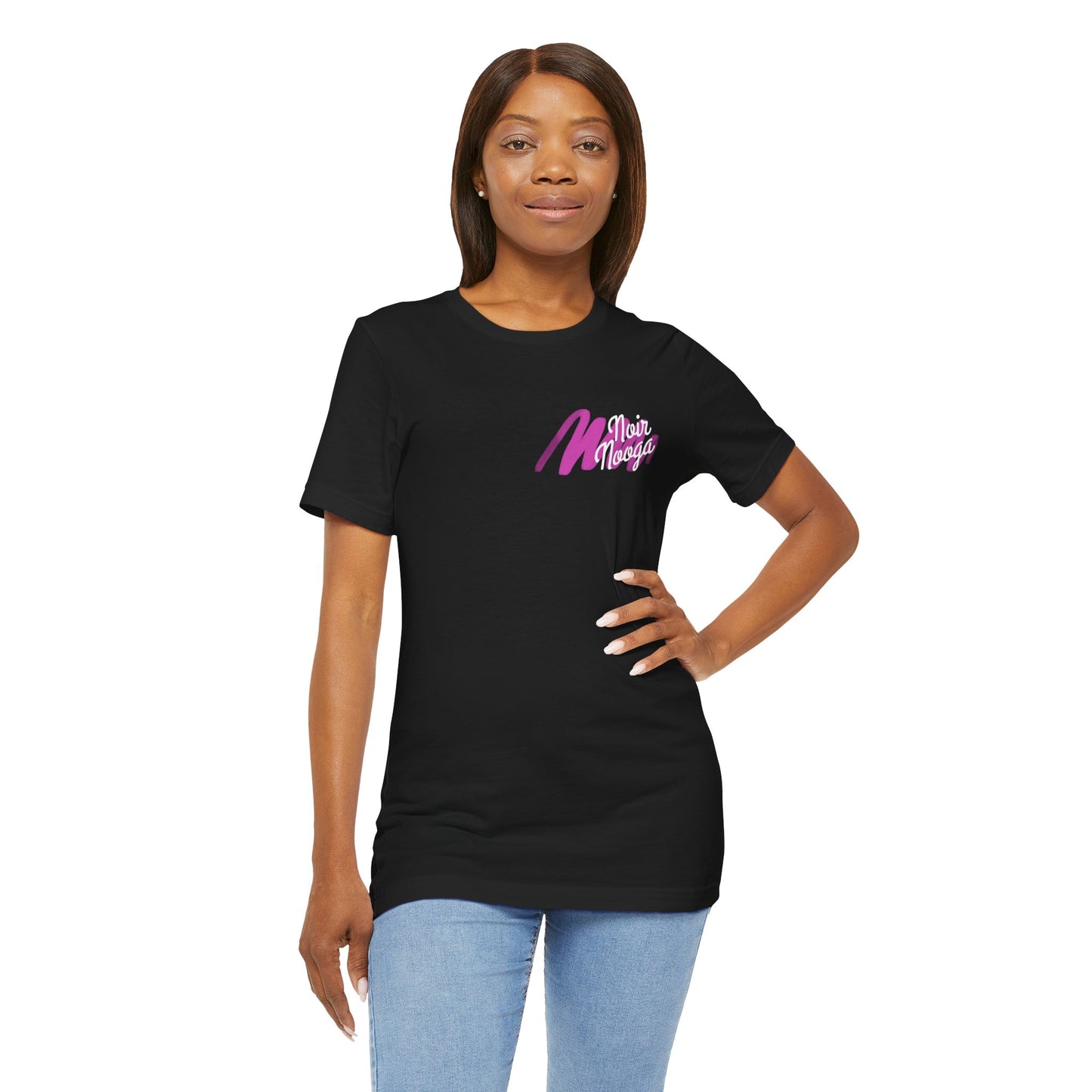 Noir Nooga Tee - Pink Art
