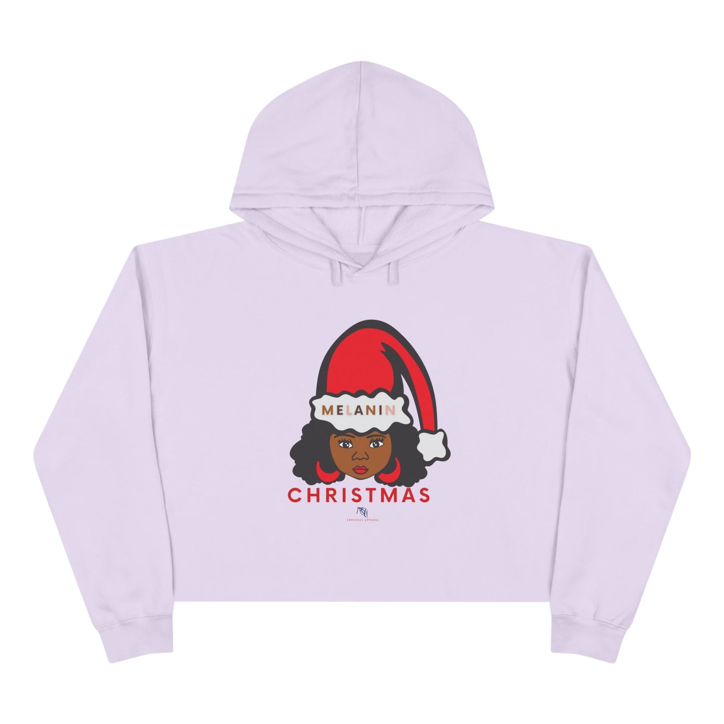 Melanin Christmas Crop Crewneck