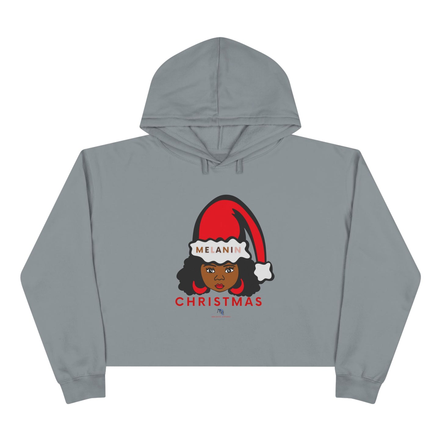 Melanin Christmas Crop Crewneck