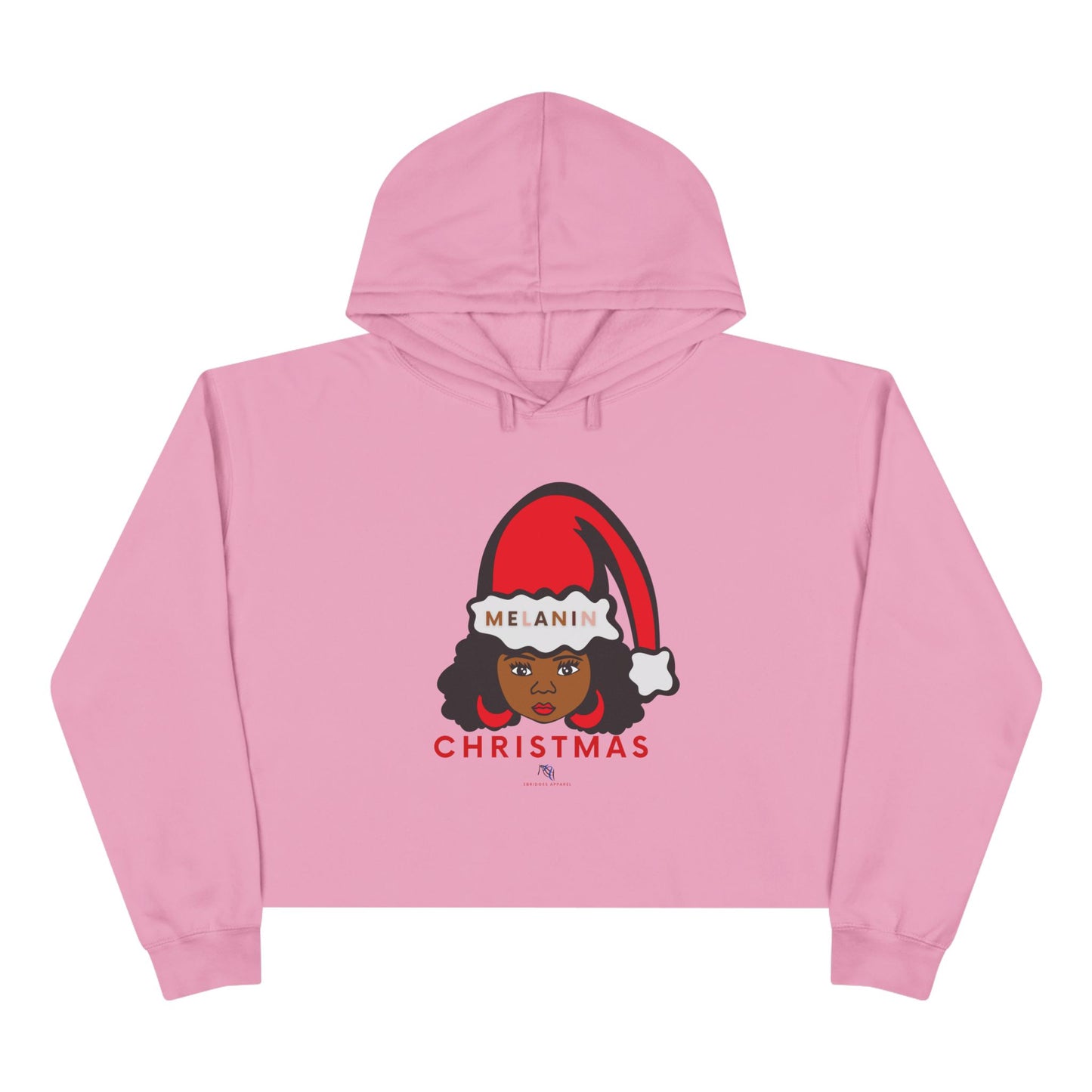 Melanin Christmas Crop Crewneck
