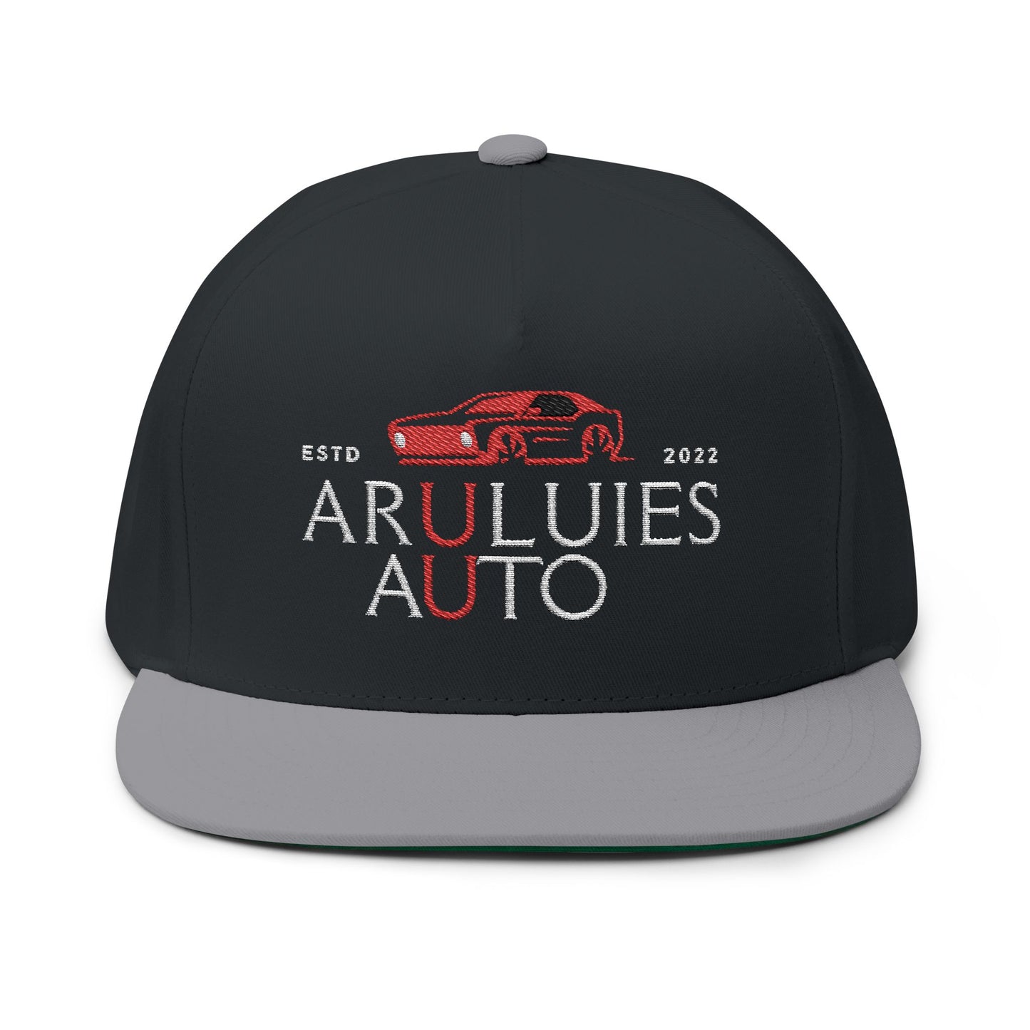 AAuto Embroidered Flat Bill