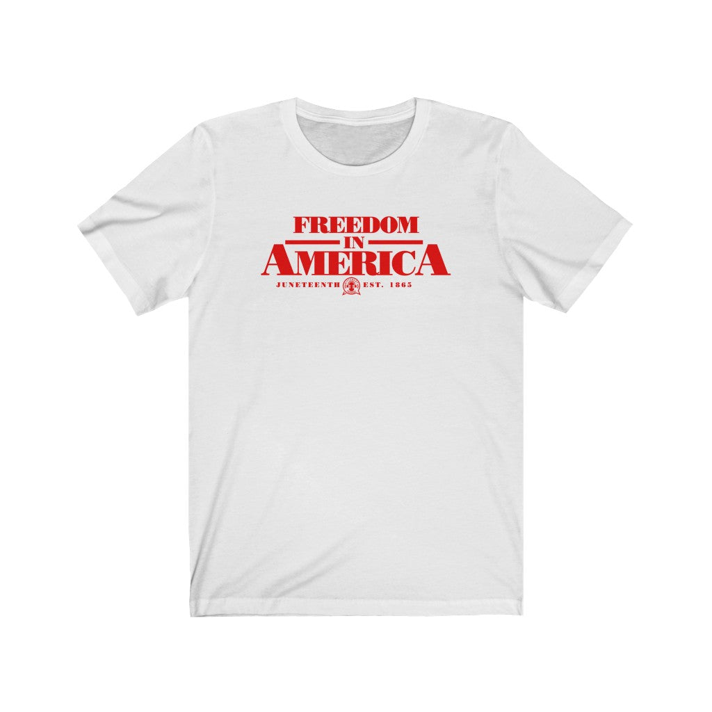 Freedom in America Juneteenth Tee (Red)