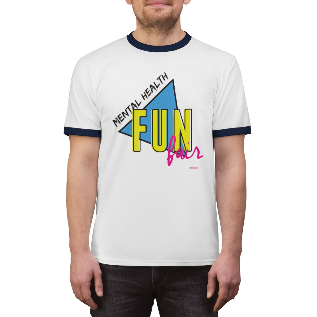 Mental Health FUN Fair Ringer Tee