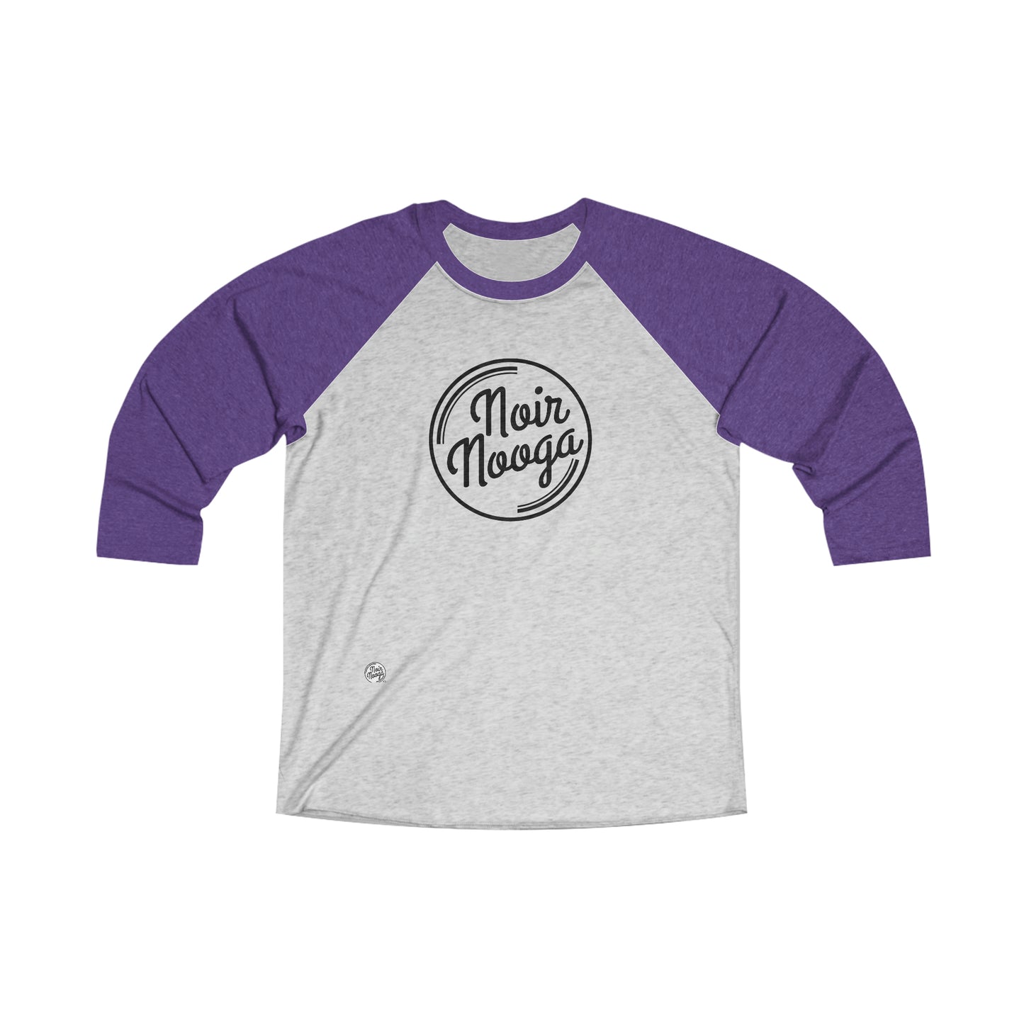 Noir Nooga Tri-Blend 3/4 Raglan Tee
