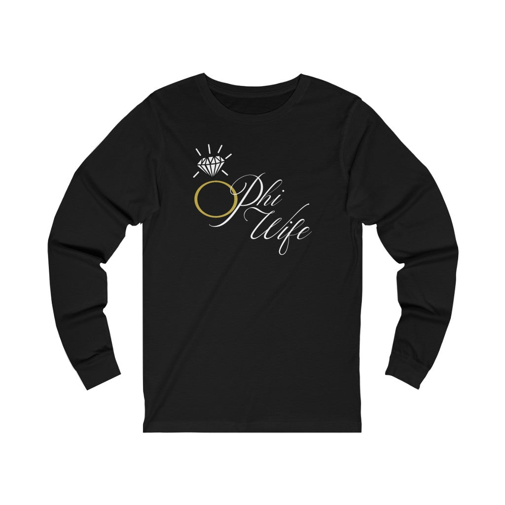 O PHI Wife Long Sleeve Tee