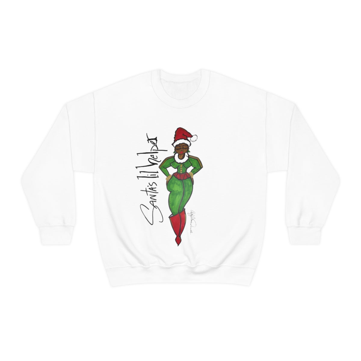 Santa's lil Helper Crewneck