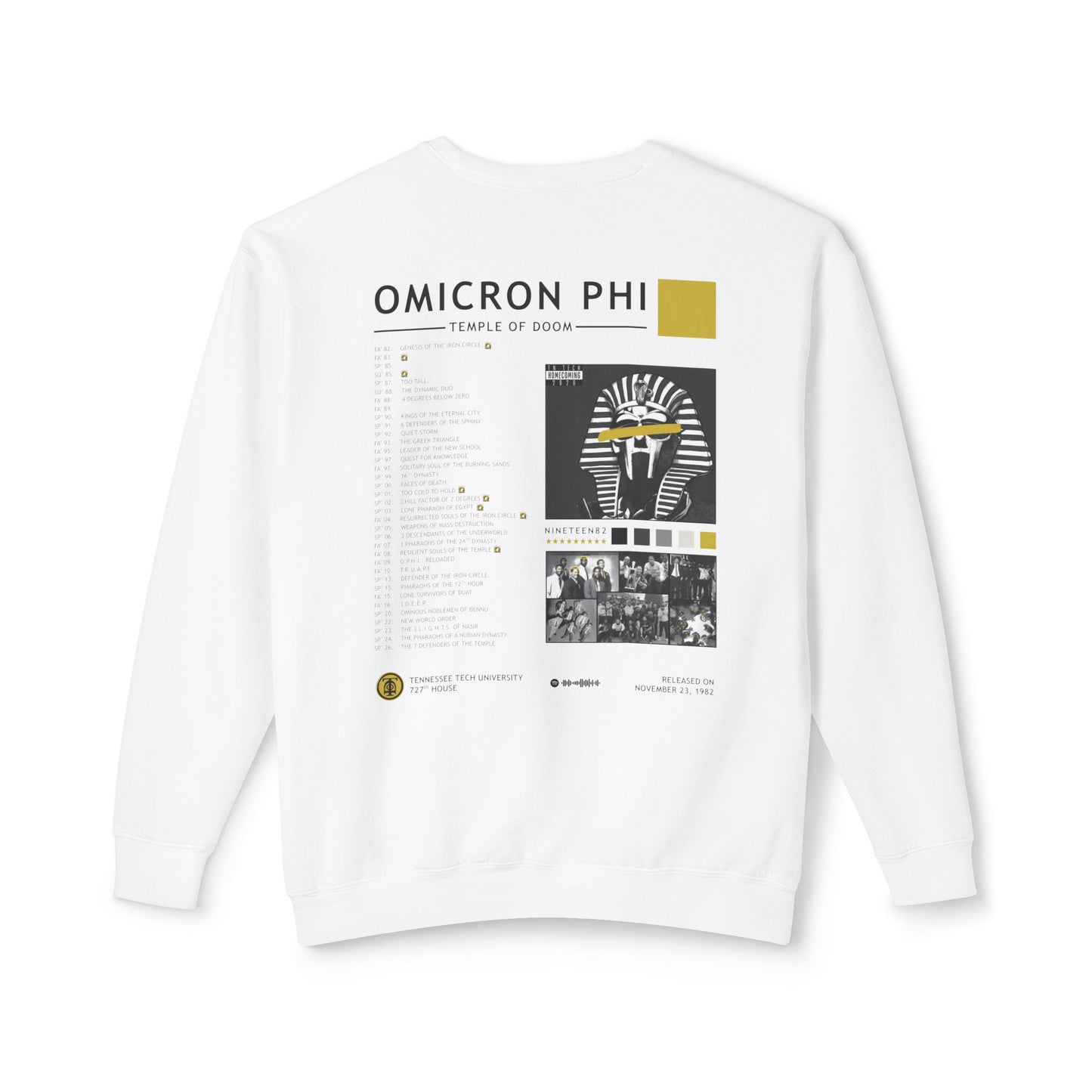 Temple of Doom TTU HOCO 2026 Crewneck