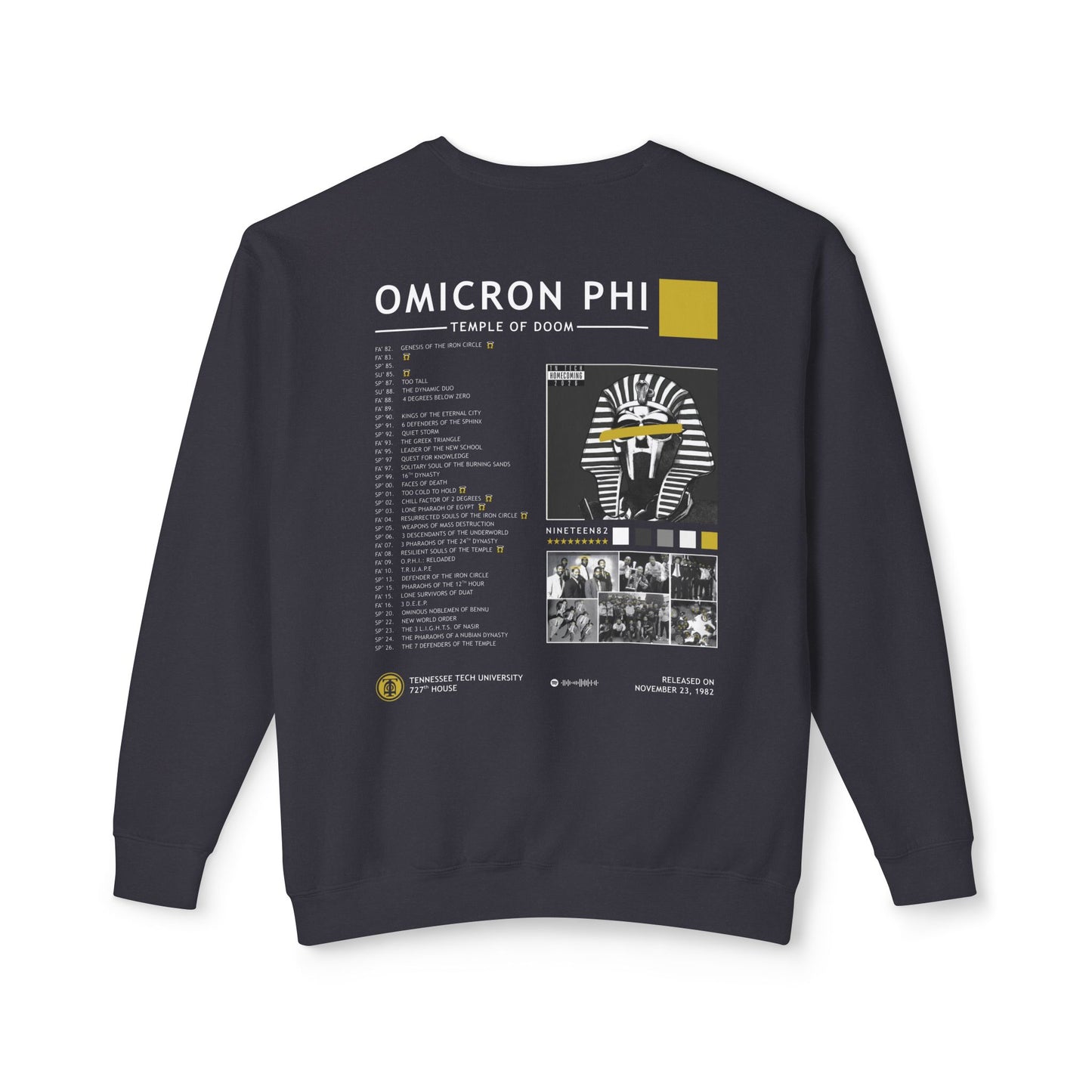 Temple of Doom TTU HOCO 2026 Crewneck