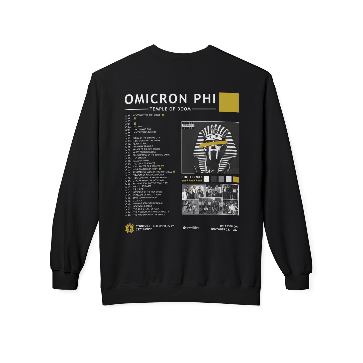 Temple of Doom TTU HOCO Crewneck