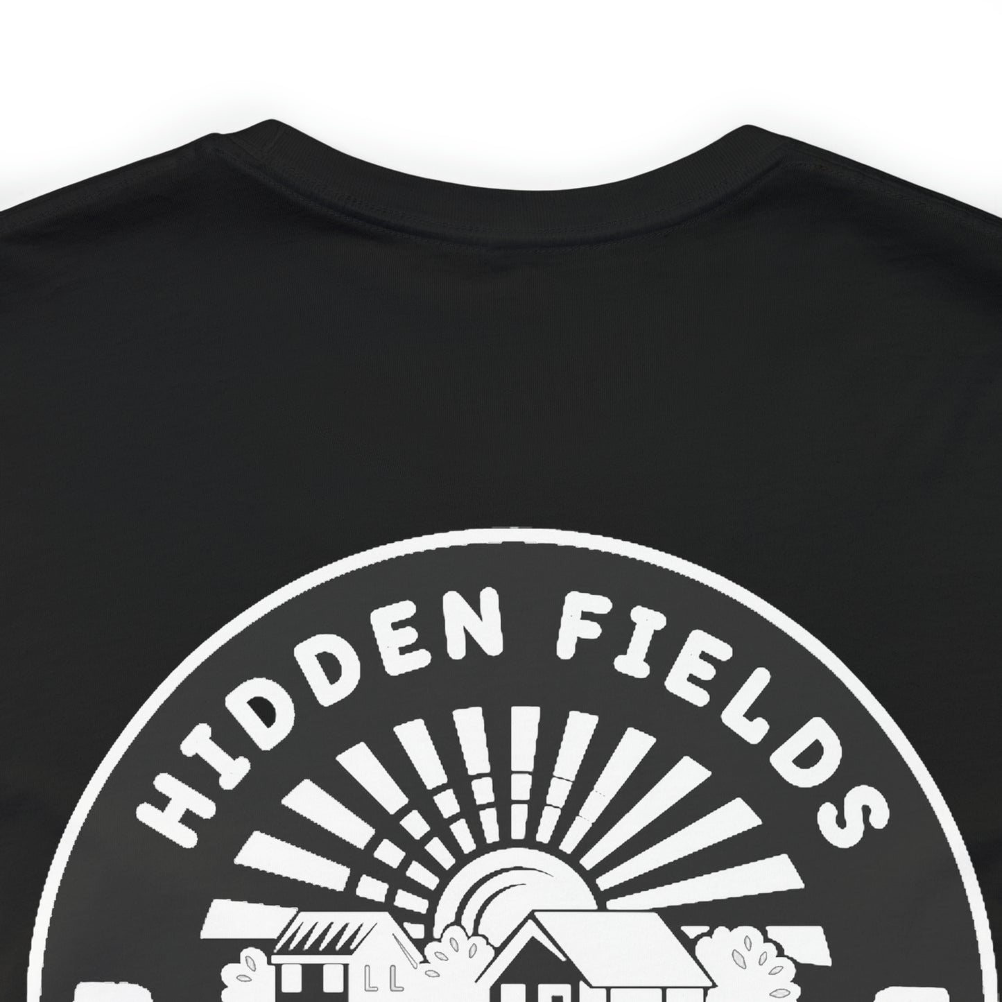 Hidden Fields Tee (Black & White Logo)