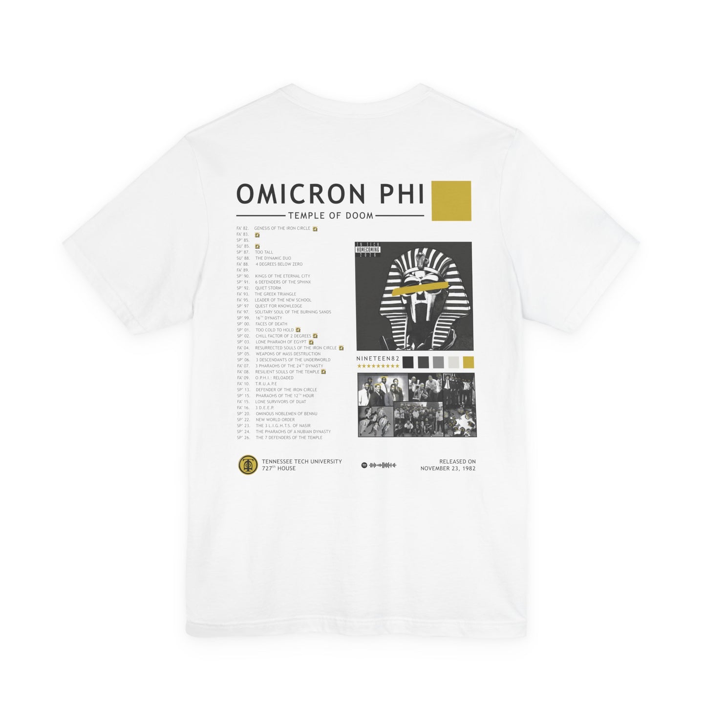 Temple of Doom TTU HOCO Tee