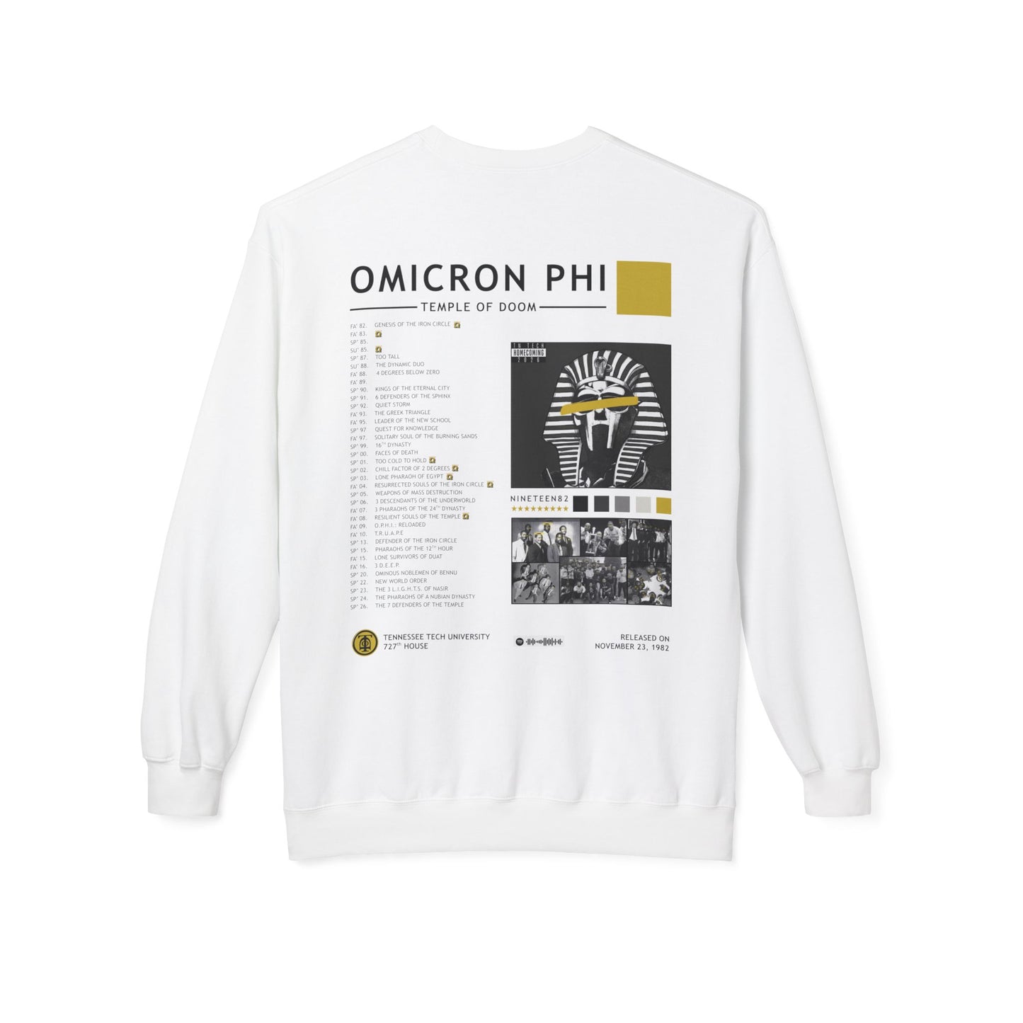 Temple of Doom TTU HOCO Crewneck