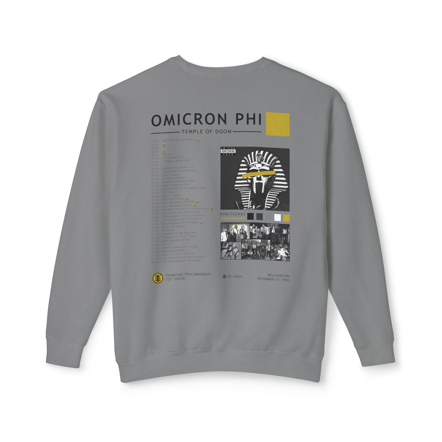 Temple of Doom TTU HOCO 2026 Crewneck