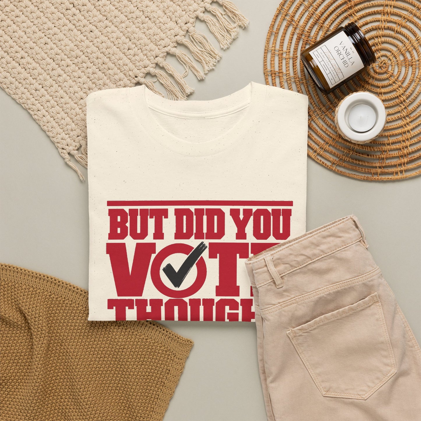 Delta Sigma Theta - But Did You Vote Tho Tee (B&T)