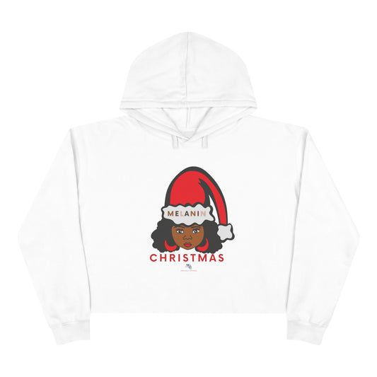 Melanin Christmas Crop Crewneck
