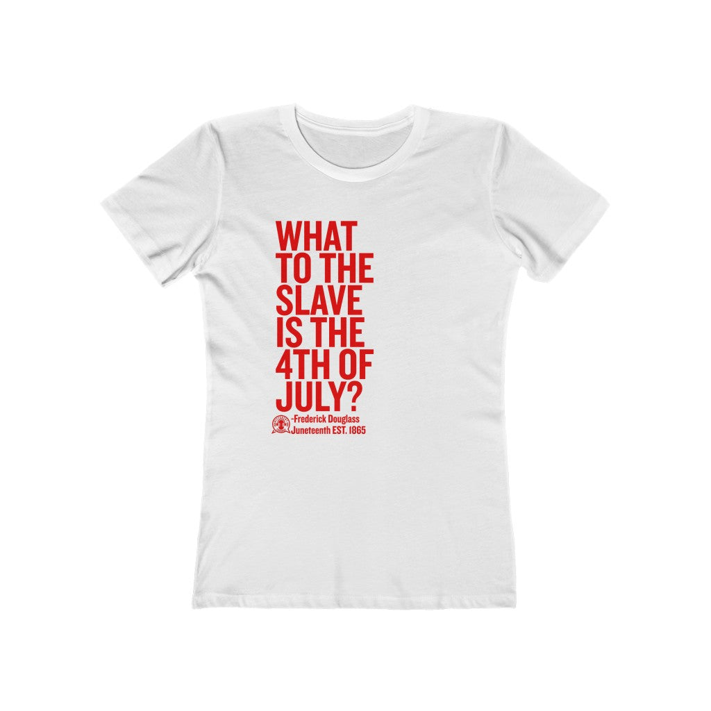 Women's Frederick Douglass Tee - Red