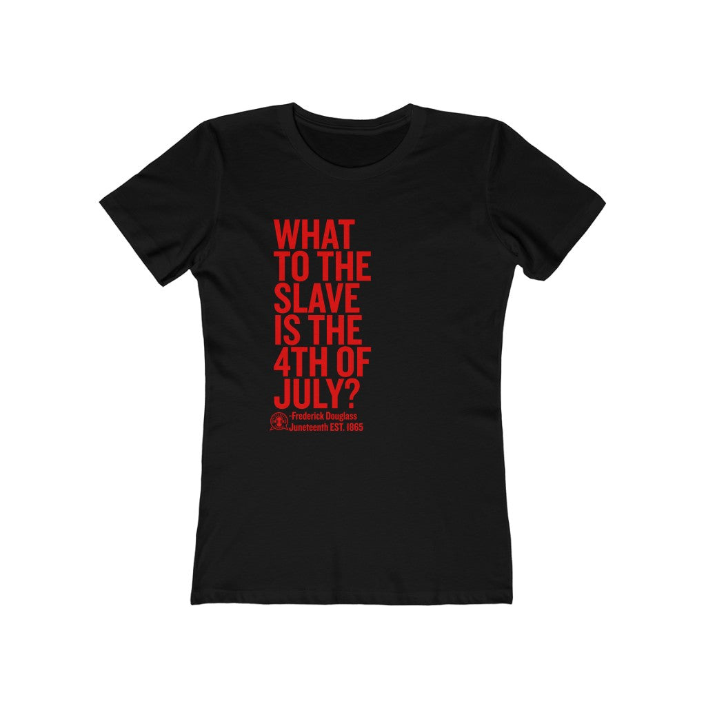 Women's Frederick Douglass Tee - Red