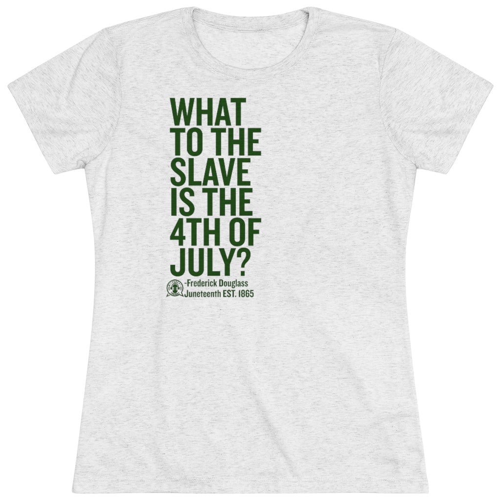 Women's Frederick Douglass Tee - Green