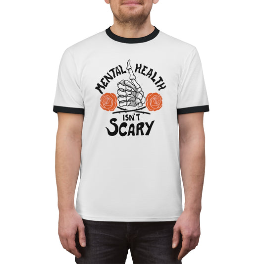 Mental Health Isn't Scary Ringer Tee