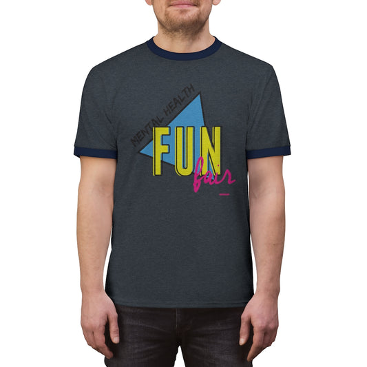 Mental Health FUN Fair Ringer Tee