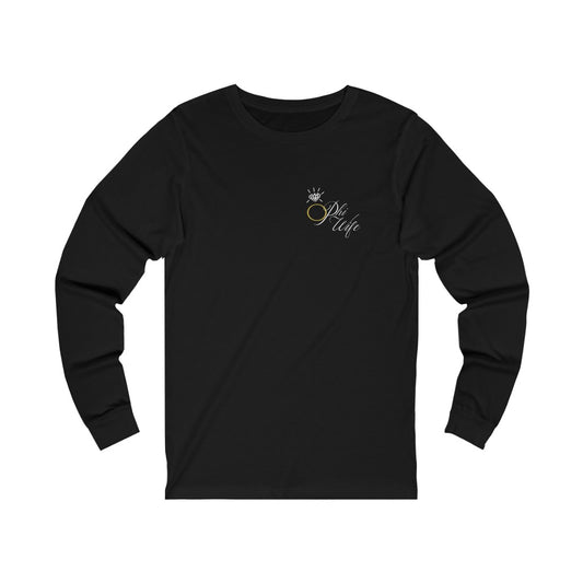 O PHI Wife Long Sleeve Tee (Chest Logo)