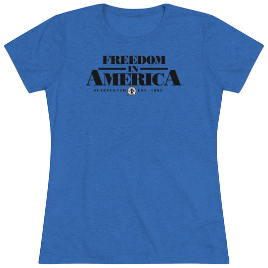 Women's Freedom in America Juneteenth Tee