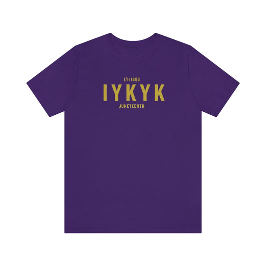 Juneteenth IYKYK Omega Tee