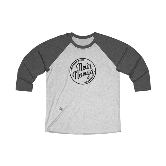 Noir Nooga Tri-Blend 3/4 Raglan Tee